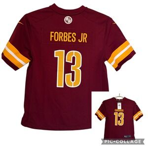 Washington Commanders Emmanuel Forbes Jr 13 Youth Nike Jersey Burgundy Large NEW